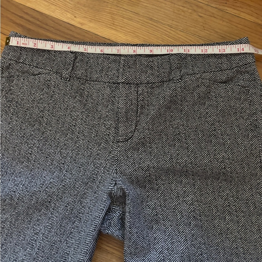 Old Navy Black and White Herringbone Pants - Picture 9 of 12